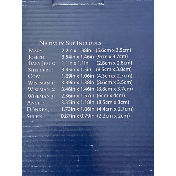 Robert Stanley “The Promise of Christmas” Nativity Set – 11-Piece 2016 in Box - Picture 9 of 12